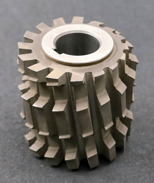 Bild des Artikels PWS-Keilwellen-Wälzfräser-6-Keile-98,4x109,5x20,4mm-mit-Höcker-Ø109x111xØ40mm