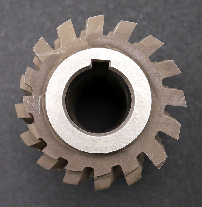 Bild des Artikels PWS-Keilwellen-Wälzfräser-6-Keile-98,4x109,5x20,4mm-mit-Höcker-Ø109x111xØ40mm