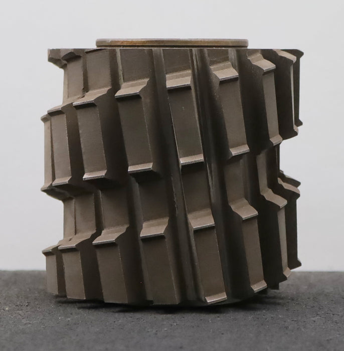 Bild des Artikels PWS-Keilwellen-Wälzfräser-6-Keile-98,4x109,5x20,4mm-mit-Höcker-Ø109x111xØ40mm