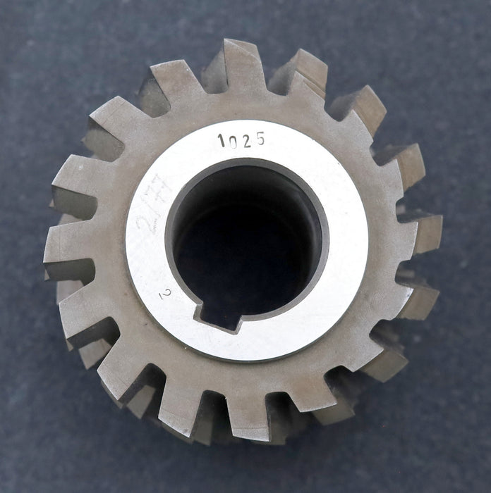 Bild des Artikels PWS-Keilwellen-Wälzfräser-6-Keile-98,4x109,5x20,4mm-mit-Höcker-Ø109x111xØ40mm