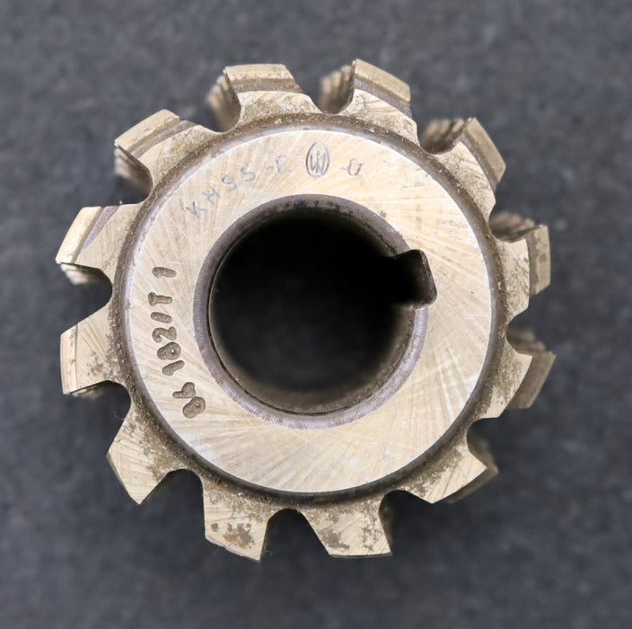 Bild des Artikels FETTE-Keilwellen-Wälzfräser-6-Keile-17,2x22x5,2mm-mit-Höcker-Ø57x47xØ22mm-LKN