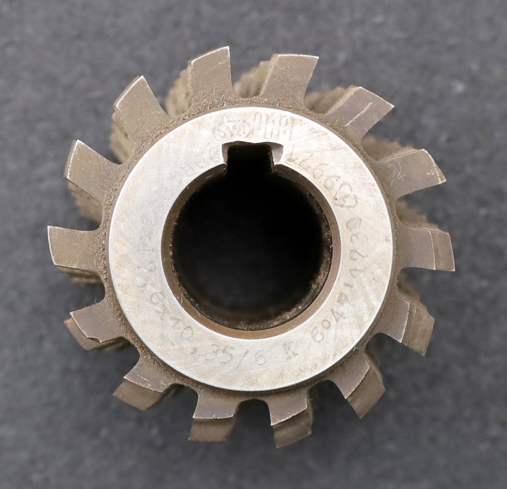 Bild des Artikels PWS-Keilwellen-Wälzfräser-6-Keile-42,3x47,6x10,35mm-mit-Höcker-Ø68x64xØ27mm