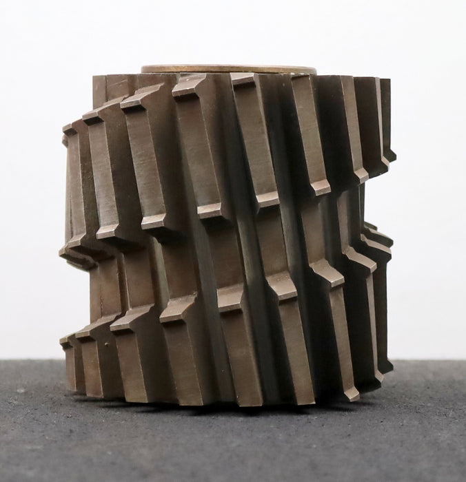 Bild des Artikels PWS-Keilwellen-Wälzfräser-6-Keile-130,5x145x24,6mm-mit-Höcker-Ø122x122xØ40mm