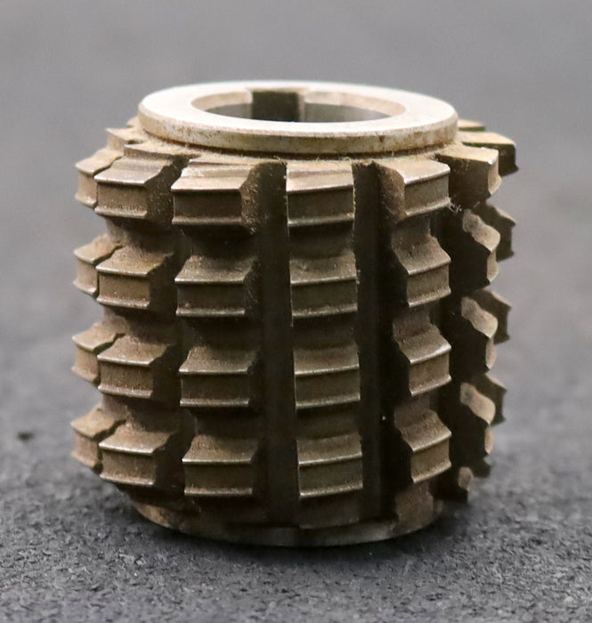 Bild des Artikels PWS-Keilwellen-Wälzfräser-6-Keile-16,3x19,7x4,3mm-mit-Höcker-Ø49x47xØ22mm-LKN