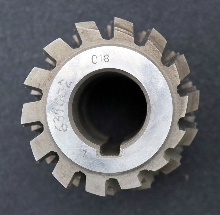 Bild des Artikels PWS-Keilwellen-Wälzfräser-6-Keile-58,4x64,6x14,4mm-mit-Höcker-Ø78x79xØ32mm-LKN