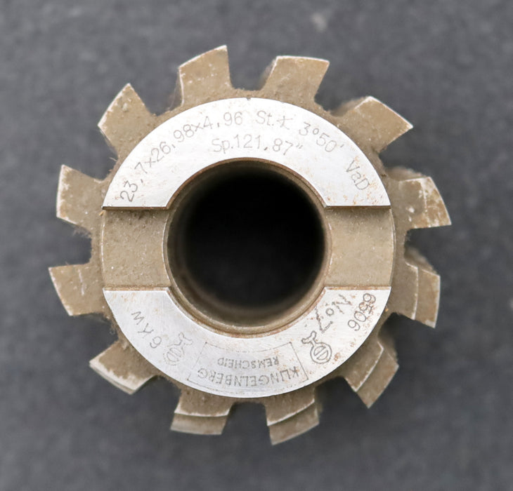 Bild des Artikels KLINGELNBERG-Keilwellen-Wälzfräser-6-Keile-23,7x26,98x4,96mm-Ø68x71xØ27mm