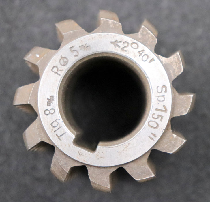 Bild des Artikels ESKA-Kettenrad-Wälzfräser-Teilung-8mm-RollenØ-5mm-Ø58x50xØ27mm-mit-LKN-1gg.-Re