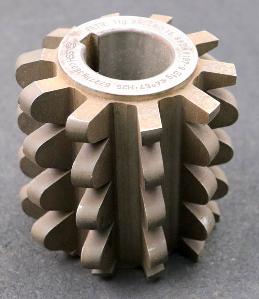 Bild des Artikels FETTE-Kettenrad-Wälzfräser-chainwheel-hob-Teilung-25,4mm=-1"-RollenØ-15,88mm