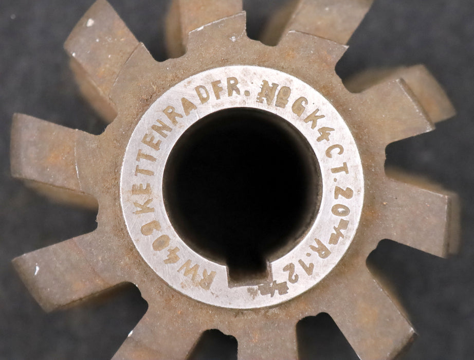 Bild des Artikels Kettenrad-Wälzfräser-chainwheel-hob-Teilung-20mm-RollenØ-12mm-Ø99x93xØ32mm-LKN