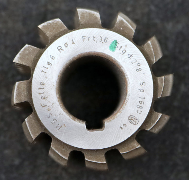 Bild des Artikels FETTE-Kettenrad-Wälzfräser-chainwheel-hob-Teilung-6mm-RollenØ-4mm-Ø54x38xØ22mm