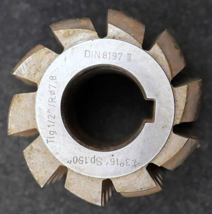 Bild des Artikels LENZEN-Kettenrad-Wälzfräser-chainwheel-hob-Teilung-12,7mm-=-1/2"-RollenØ-7,8mm