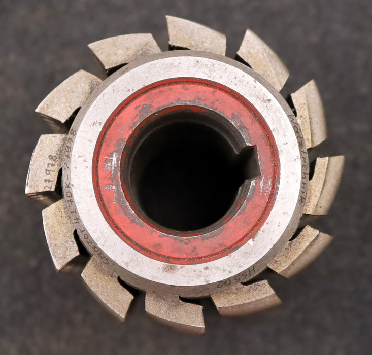 Bild des Artikels SAAZOR-Kettenrad-Wälzfräser-Teilung-8mm-RollenØ-5mm-DIN8197/III-Ø74x91xØ27mm