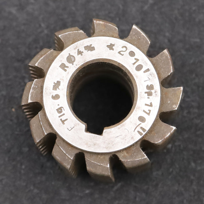 Bild des Artikels ESKA-Kettenrad-Wälzfräser-chainwheel-hob-Teilung-6mm-RollenØ-4mm-Ø54x40xØ22mm