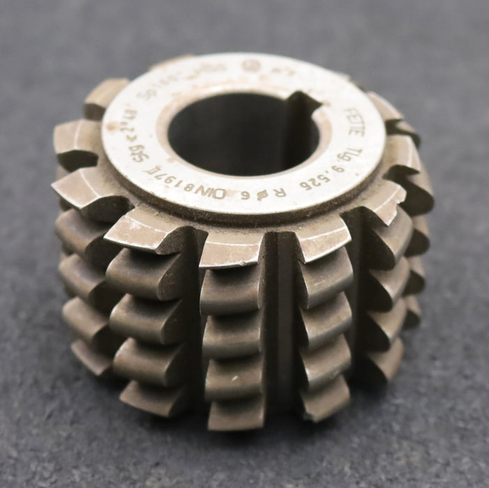 Bild des Artikels FETTE-Kettenrad-Wälzfräser-chainwheel-hob-Teilung-9,525mm=-3/8"-RollenØ-6mm