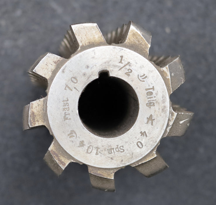 Bild des Artikels Kettenrad-Wälzfräser-chainwheel-hob-Teilung-12,7mm=-1/2"-Frästiefe-7,0mm-1gg.Re.