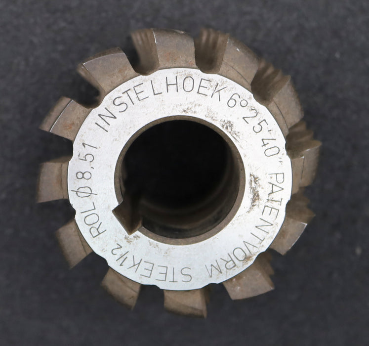 Bild des Artikels K.M.F-Kettenrad-Wälzfräser-chainwheel-hob-Teilung-12,7mm=-1/2"-RollenØ-8,51mm