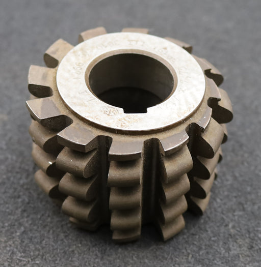 Bild des Artikels PWS-Kettenrad-Wälzfräser-Teilung-12,7mm=-1/2"-RollenØ-7,75mm-BP-III-Ø77x56xØ32mm