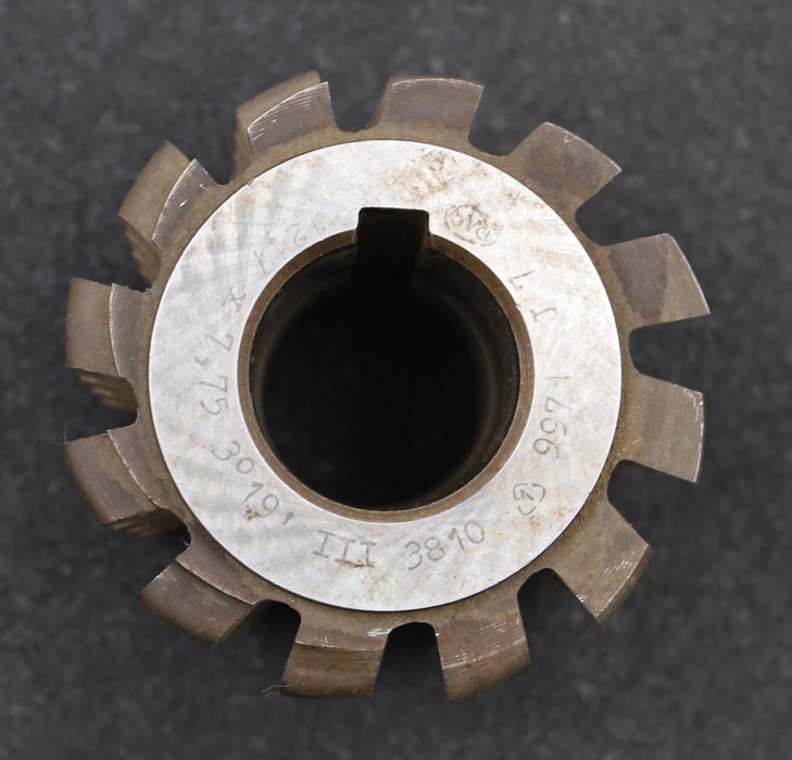 Bild des Artikels PWS-Kettenrad-Wälzfräser-Teilung-12,7mm=-1/2"-RollenØ-7,75mm-BP-III-Ø77x56xØ32mm