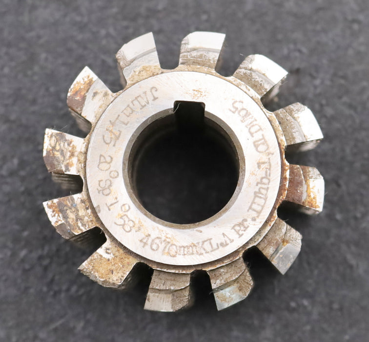 Bild des Artikels JAL-Zahnrad-Wälzfräser-gear-hob-m=-1,75mm-BPIII-DIN3972-EGW-20°-Ø57x39xØ22mm