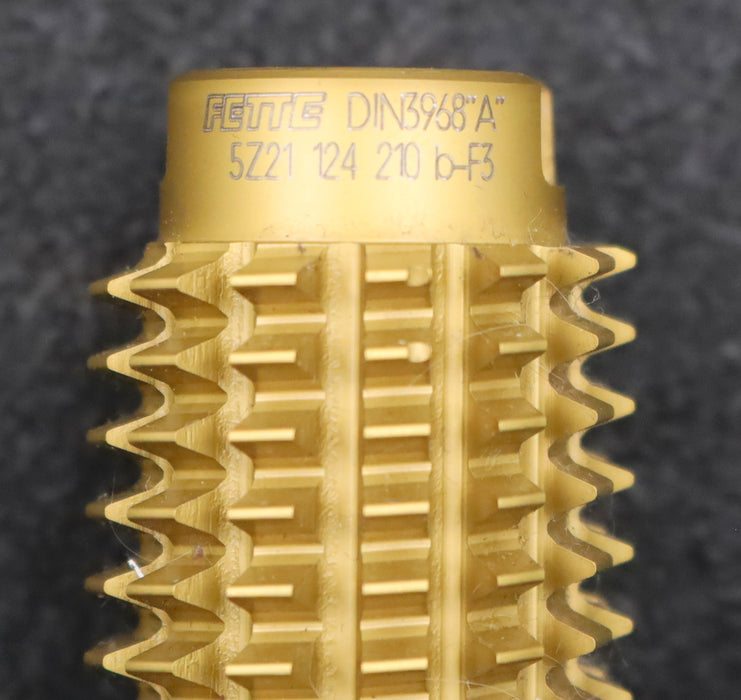 Bild des Artikels FETTE-Zahnrad-Wälzfräser-gear-hob-m=-1,24mm-DIN3968-EGW-20°-Ø29x130xØ16mm