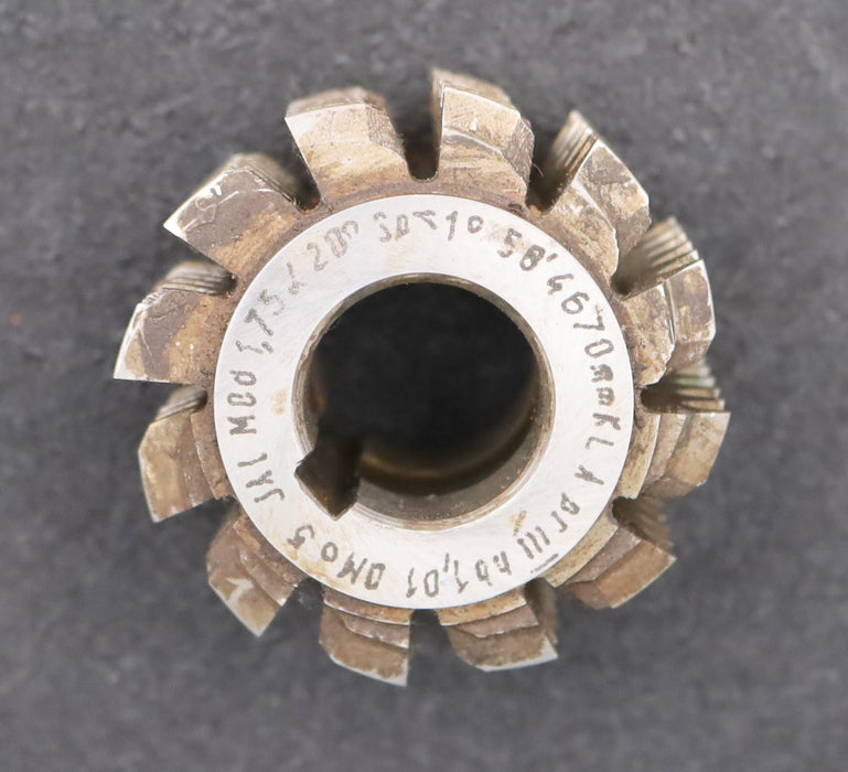 Bild des Artikels JAL-Zahnrad-Wälzfräser-gear-hob-m=-1,75mm-BPIII-DIN3972-EGW-20°-Rest:-95%