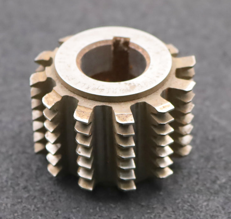 Bild des Artikels JAL-Zahnrad-Wälzfräser-gear-hob-m=-1,5mm-BPIII-nach-DIN3972-EGW-20°-Ø55x39xØ22mm