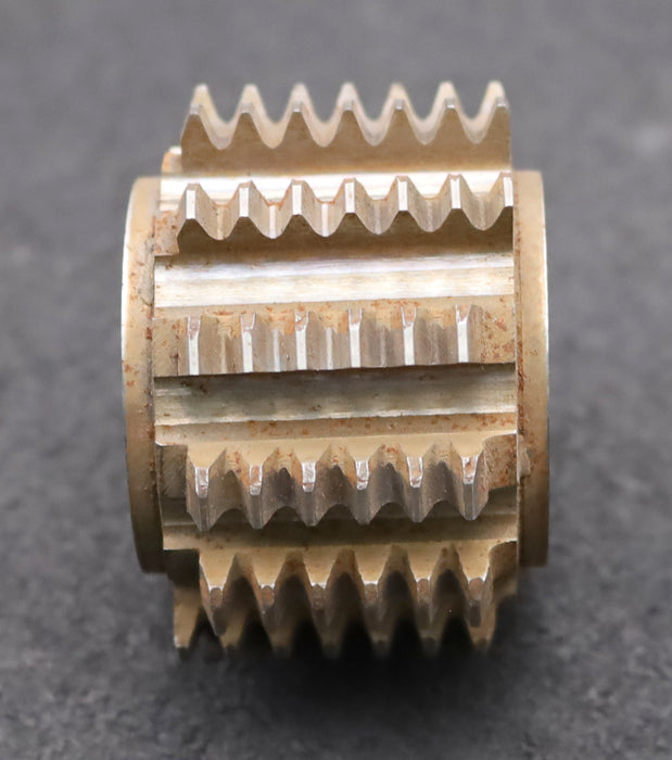 Bild des Artikels JAL-Zahnrad-Wälzfräser-gear-hob-m=-1,5mm-BPIII-nach-DIN3972-EGW-20°-Ø55x39xØ22mm