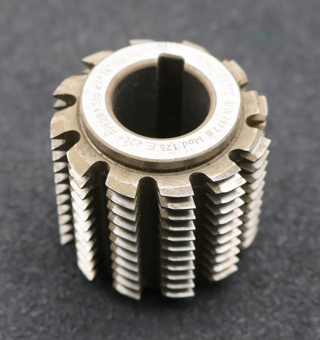 Bild des Artikels FETTE-Zahnrad-Wälzfräser-gear-hob-m=-1,25mm-BPIII-nach-DIN3972-EGW-20°