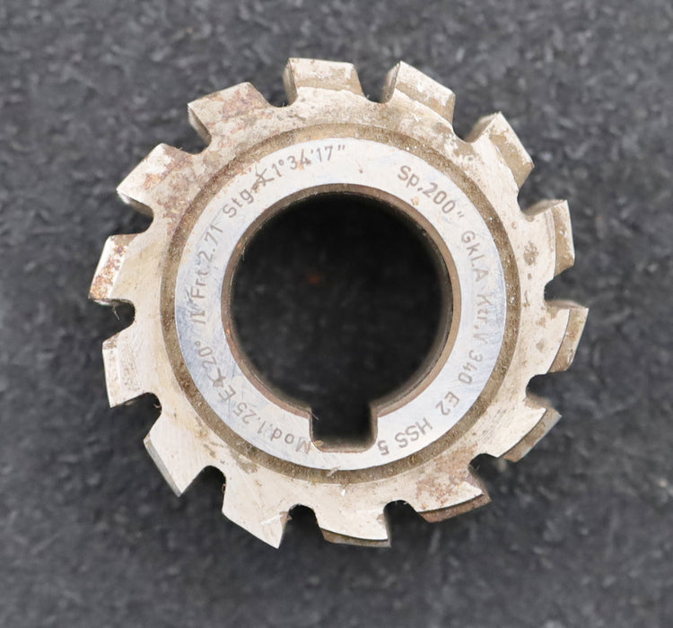 Bild des Artikels DRÖGEMEYER-Zahnrad-Wälzfräser-gear-hob-m=-1,25mm-BPI-nach-DIN3972-EGW-20°