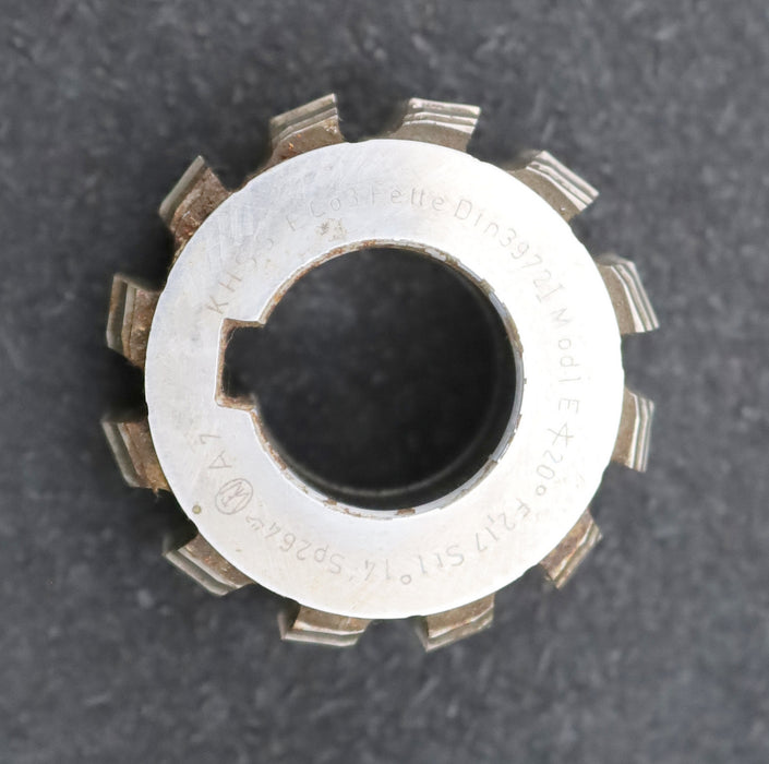 Bild des Artikels FETTE-Zahnrad-Wälzfräser-gear-hob-m=-1mm-BPI-nach-DIN3972-EGW-20°-Ø50x31xØ22mm