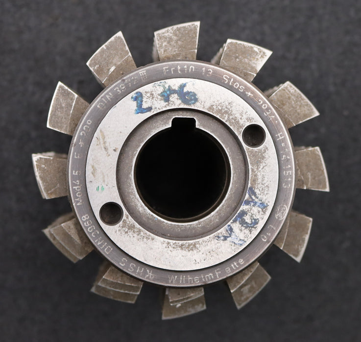 Bild des Artikels FETTE-Zahnrad-Wälzfräser-gear-hob-m=4,5mm-BPIII-DIN-3972-EGW-20°-Ø110x105xØ32mm