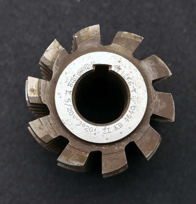 Bild des Artikels PWS-Zahnrad-Wälzfräser-gear-hob-m=5,0mm-EGW-20°-BPII-DIN-3972-spiralgenutet