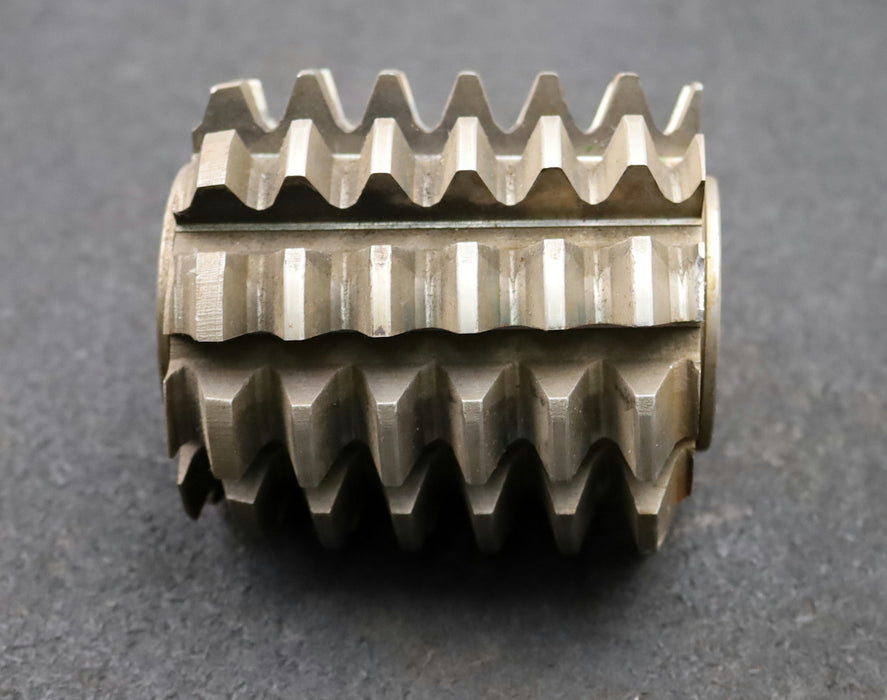 Bild des Artikels PWS-Zahnrad-Wälzfräser-gear-hob-m=5,0mm-EGW-20°-BPII-DIN-3972-spiralgenutet