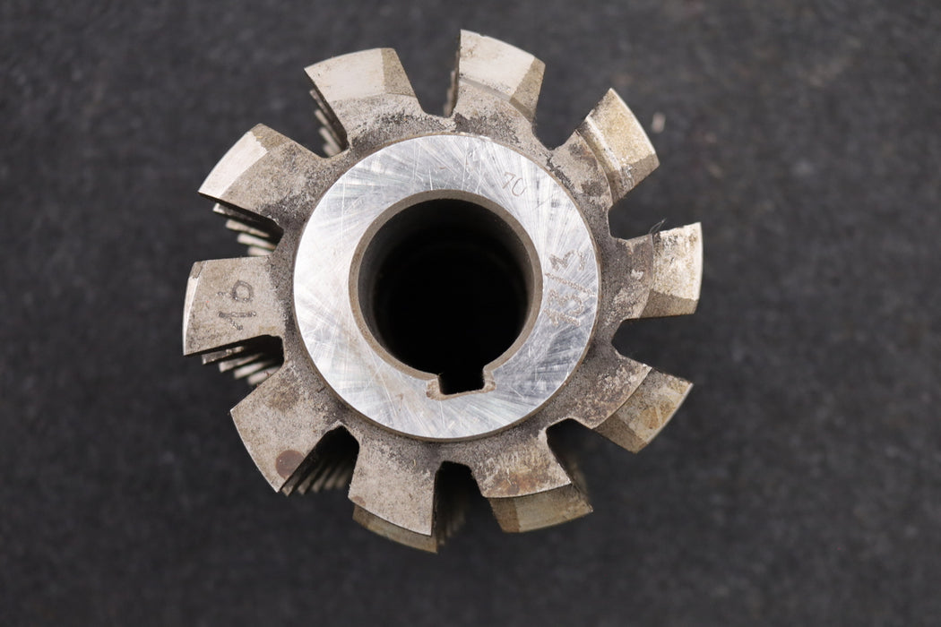 Bild des Artikels PWS-Zahnrad-Wälzfräser-gear-hob-m=5,0mm-EGW-20°-BPII-DIN-3972-1gg.-Rechts-HSS