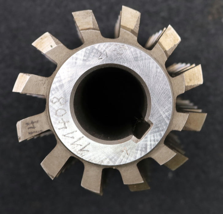 Bild des Artikels PWS-Zahnrad-Wälzfräser-gear-hob-m=4,5mm-EGW-20°-BPII-DIN-3972-Ø88x88x32mm