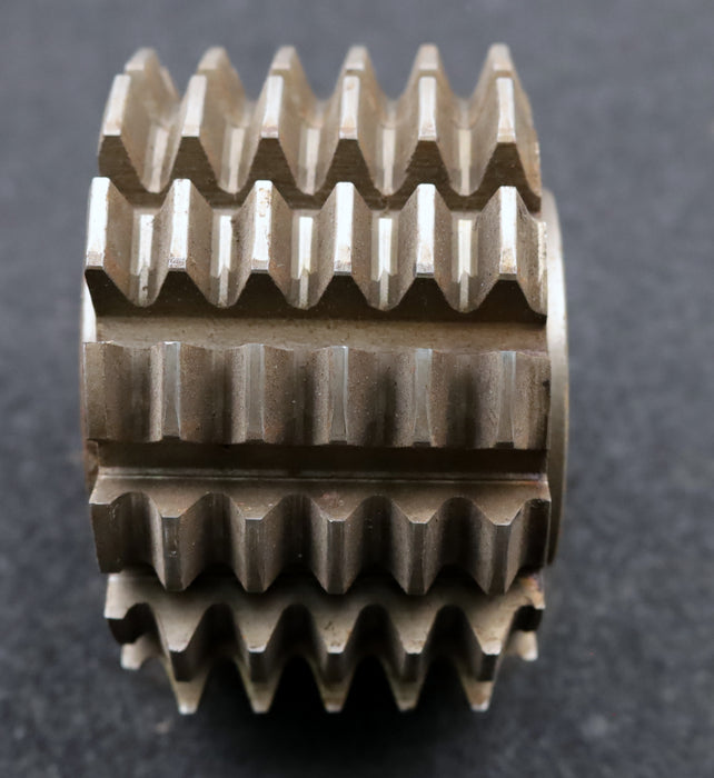 Bild des Artikels PWS-Zahnrad-Wälzfräser-gear-hob-m=3,5mm-EGW-20°-BPIII-DIN-3972-Ø106x70x32mm