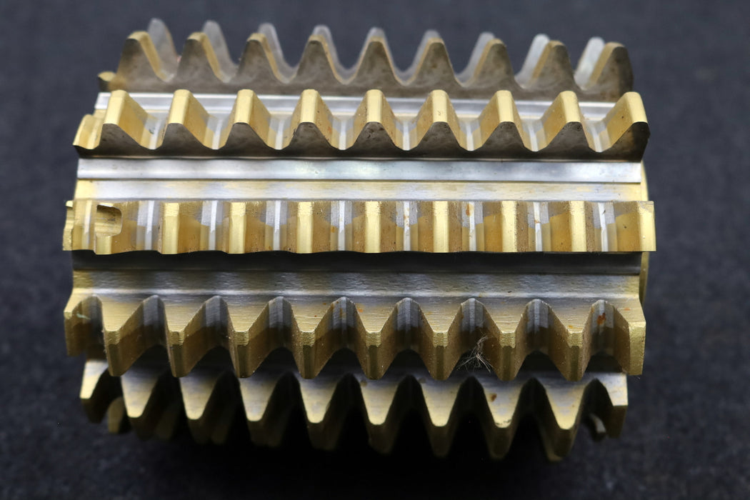 Bild des Artikels PWS-Zahnrad-Wälzfräser-gear-hob-m=5,0mm-EGW-20°-BPIII-DIN-3972-Ø123x150x40mm