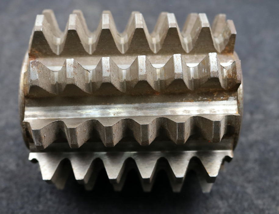 Bild des Artikels PWS-Zahnrad-Wälzfräser-gear-hob-m=5,0mm-EGW-20°-BPII-1gg.-Rechts-spiralgenutet