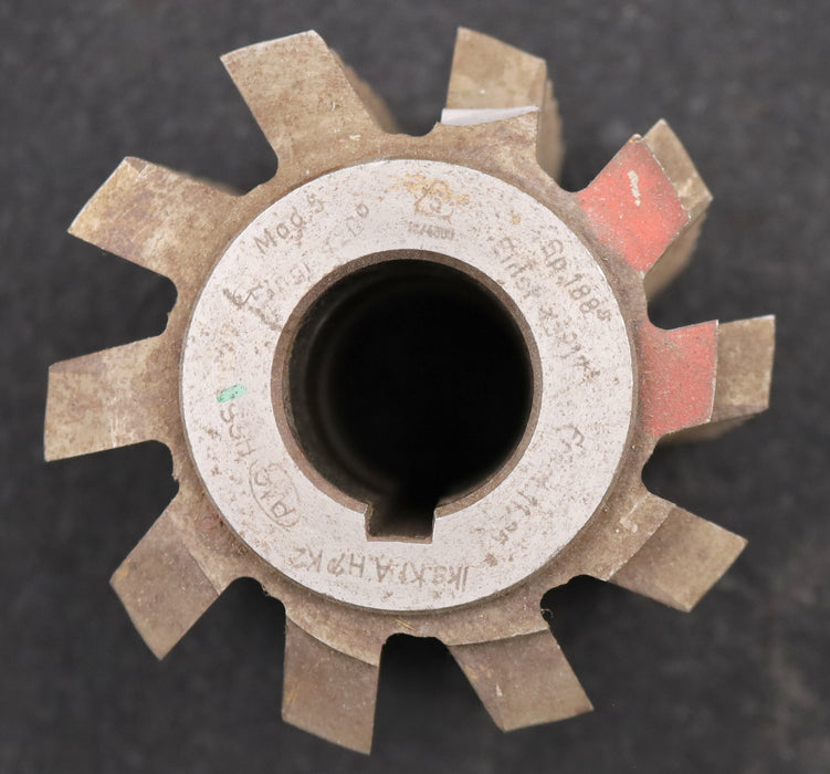 Bild des Artikels PWS-Zahnrad-Wälzfräser-gear-hob-m=5,0mm-EGW-20°-BPII-DIN-3972-spiralgenutet-LKN