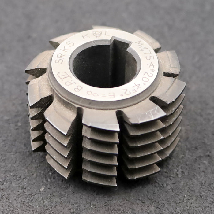 Bild des Artikels KL-Zahnrad-Wälzfräser-gear-hob-m=-1,75mm-BP-II-DIN-3972-EGW-20°-Ø54x39xØ22mm