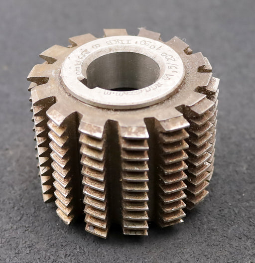 Bild des Artikels PWS-Zahnrad-Wälzfräser-gear-hob-m=-1,5mm-BP-II-DIN-3972-EGW-20°-Ø69x58xØ27mm-LKN