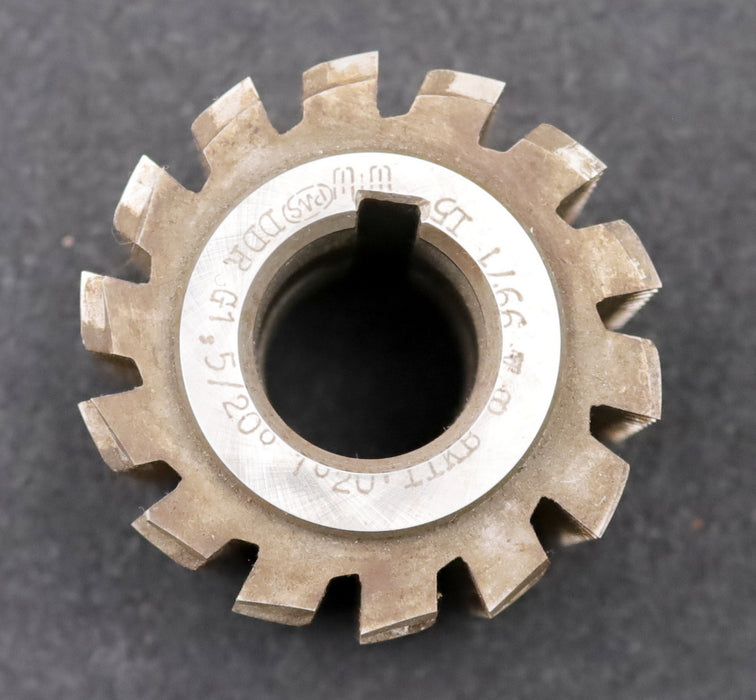 Bild des Artikels PWS-Zahnrad-Wälzfräser-m=-1,5mm-BP-II-DIN-3972-EGW-20°-Ø69x58xØ27mm-Rest:-80%