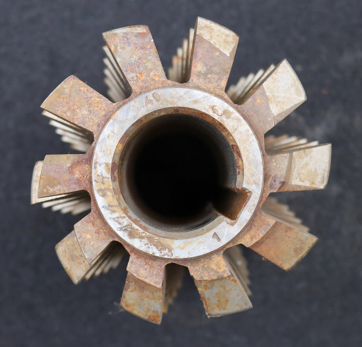 Bild des Artikels PWS-Zahnrad-Wälzfräser-m=-7,0mm-BPII-DIN-3972-EGW-20°-Ø110x135xØ40mm