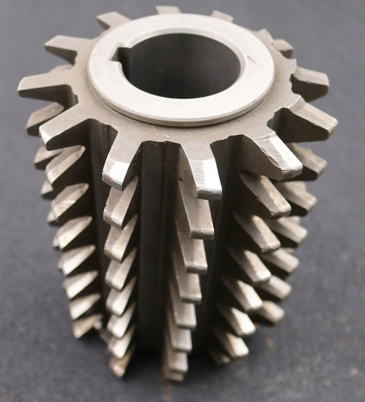 Bild des Artikels PWS-Zahnrad-Wälzfräser-m=-7,0mm-BPII-nach-DIN-3972-EGW-20°-Ø148x140xØ50mm-LKN