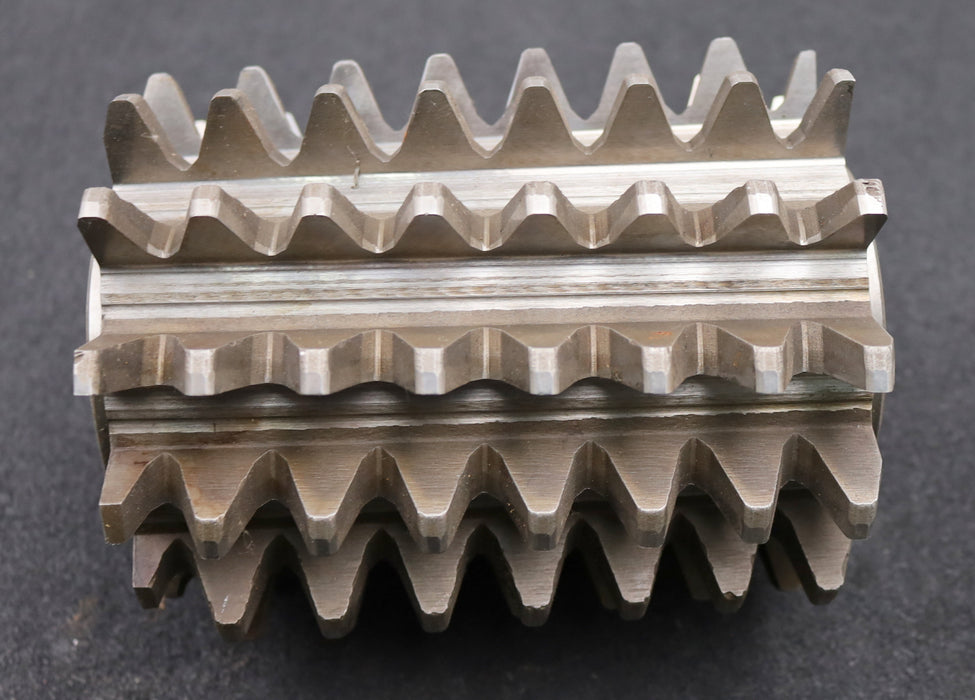 Bild des Artikels PWS-Zahnrad-Wälzfräser-m=-7,0mm-BPII-nach-DIN-3972-EGW-20°-Ø148x140xØ50mm-LKN