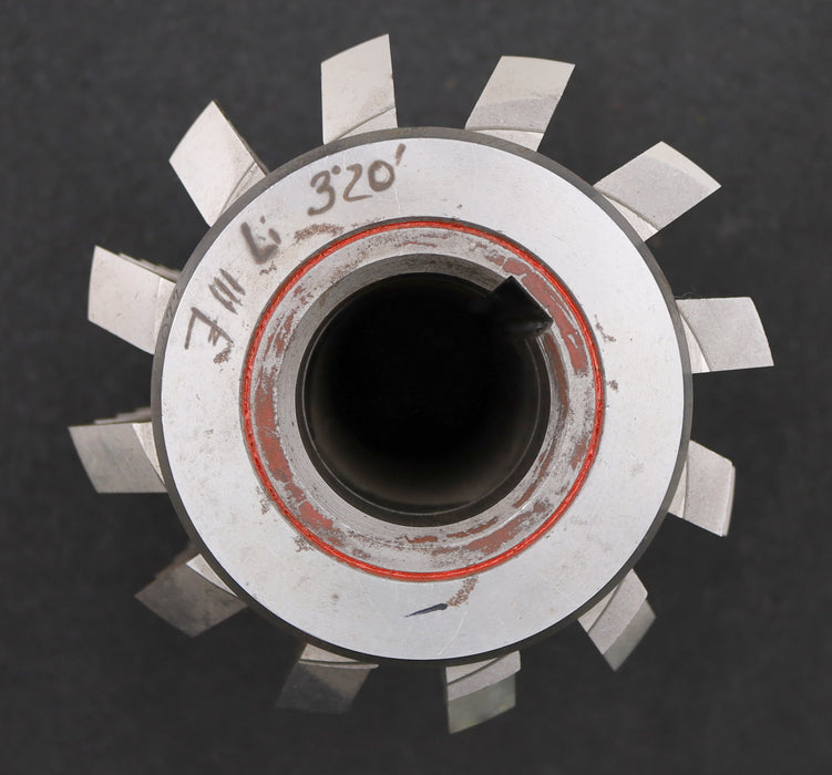 Bild des Artikels SAAZOR-Zahnrad-Wälzfräser-m=-7,0mm-BPII-DIN-3972-EGW-20°-Ø157x160xØ50mm-LKN