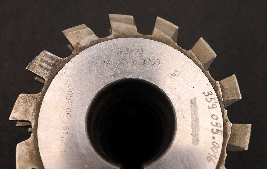 Bild des Artikels LENZEN-Zahnrad-Wälzfräser-m=-7,0mm-BPIV-DIN-3972-EGW-20°-Ø157x160xØ50mm-mit-LKN