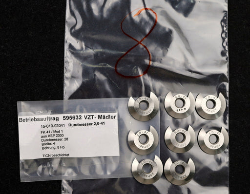 Bild des Artikels DOLD-Rundmesser-für-KLINGELNBERG-FK41-m=0,9-1,8-37-17,5°-EGW-Ø28x4xØ8mm