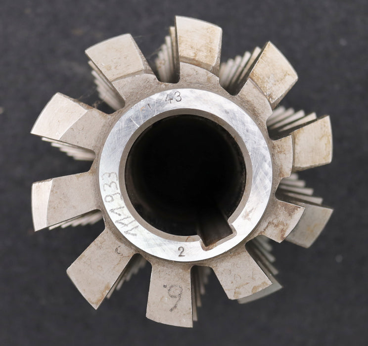 Bild des Artikels PWS-Zahnrad-Wälzfräser-m=-7,0mm-BPII-DIN-3972-EGW-20°-Ø110x135xØ40mm-mit-LKN