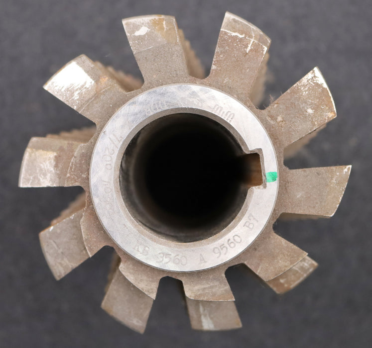 Bild des Artikels PWS-Zahnrad-Wälzfräser-m=-7,0mm-BPII-DIN-3972-EGW-20°-Ø110x135xØ40mm-LKN